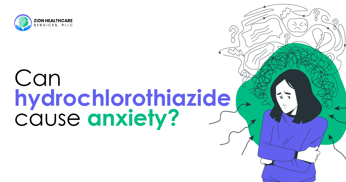 can hydrochlorothiazide cause anxiety